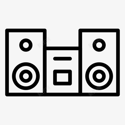 磁带mp3音乐图标svg_新图网 https://ixintu.com mp3 家用电子产品 播放器 磁带 音乐 音响