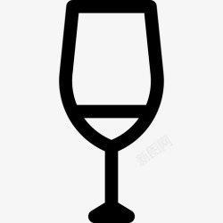 西拉西拉酒杯食品线性酒庄元素图标高清图片