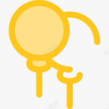 气球假日15黄色图标图标