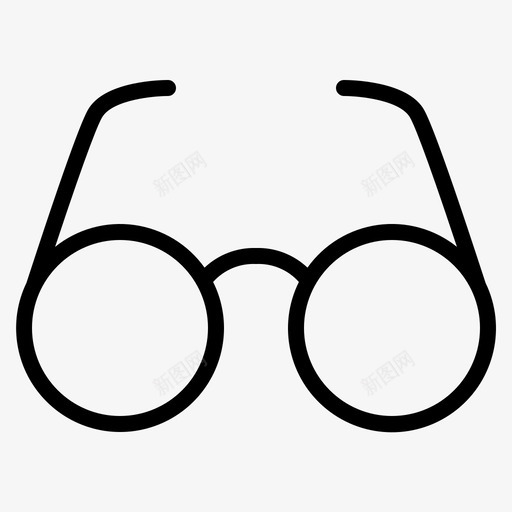 眼镜眼睛阅读图标svg_新图网 https://ixintu.com 眼睛 眼镜 视觉 返校大纲 阅读