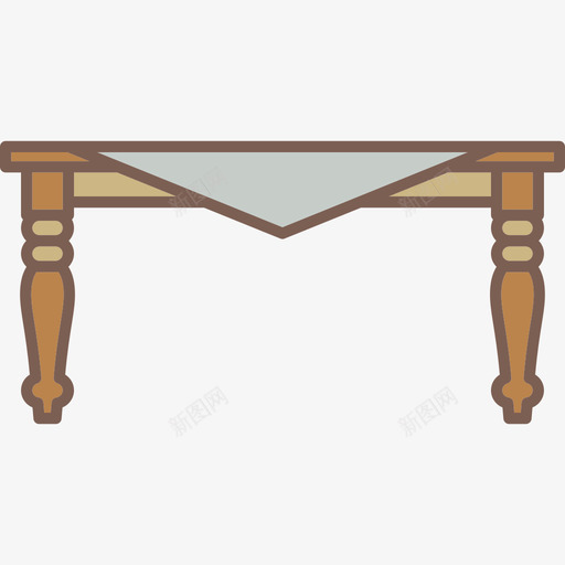 桌子家具和装饰图标svg_新图网 https://ixintu.com 家具和装饰 桌子