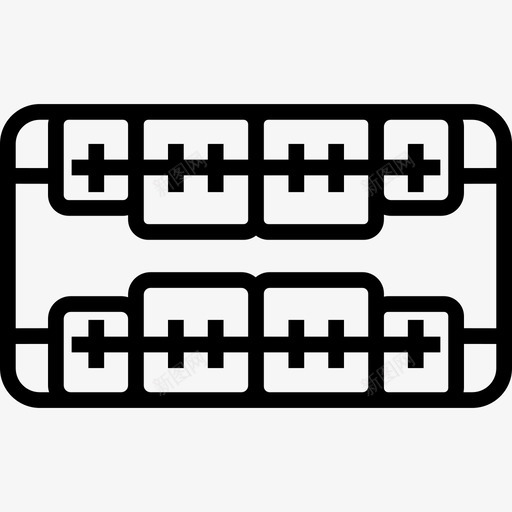 牙医健康和医学10直系图标svg_新图网 https://ixintu.com 健康和医学10 牙医 直系