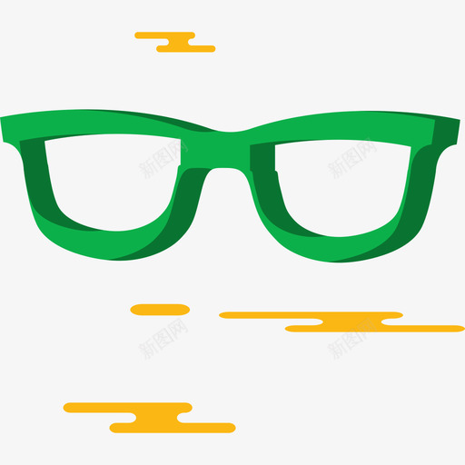 眼镜彩色杂项图标平面svg_新图网 https://ixintu.com 平面 彩色杂项图标 眼镜