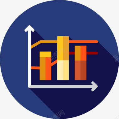 条形图图表和图表4平面图图标图标
