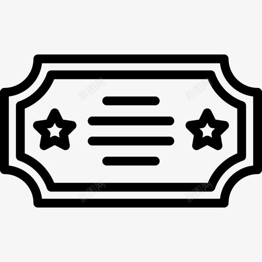 票马戏团5直系票图标svg_新图网 https://ixintu.com 直系票 票 马戏团5