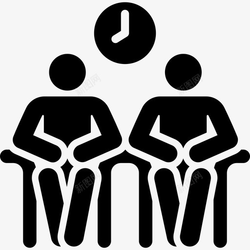候车室白天在办公室的象形图座无虚席图标svg_新图网 https://ixintu.com 候车室 座无虚席 白天在办公室的象形图