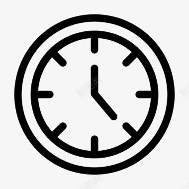 时钟时间教育图标图标