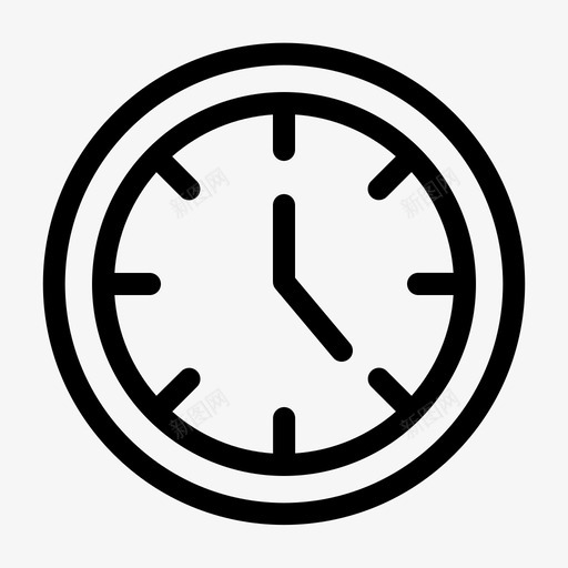 时钟时间教育图标svg_新图网 https://ixintu.com 教育 时钟 时间