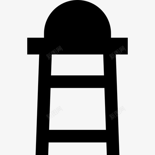 高脚椅6号婴儿满座图标svg_新图网 https://ixintu.com 6号婴儿 满座 高脚椅
