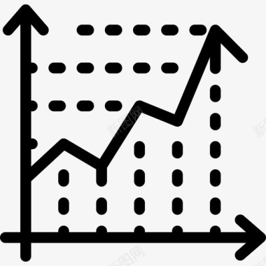 利润图表方案2线性图标图标