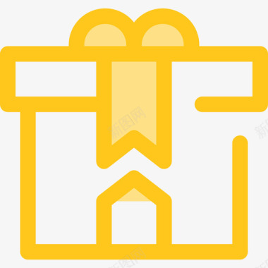 礼品电子商务10黄色图标图标