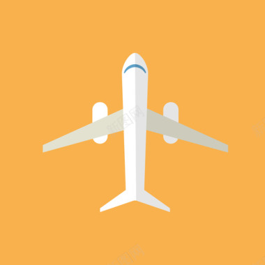 飞机运输暑假系列图标图标