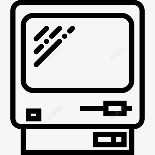 Macintosh技术集合线性图标svg_新图网 https://ixintu.com Macintosh 技术集合 线性