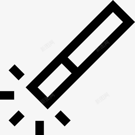 魔杖编辑工具线性图标svg_新图网 https://ixintu.com 线性 编辑工具 魔杖