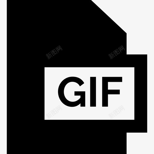 Gif文件格式集合填充图标svg_新图网 https://ixintu.com Gif 填充 文件格式集合