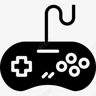 游戏控制器技术套件填充图标图标