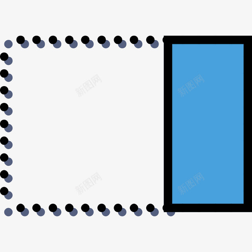 右对齐元素线条颜色图标svg_新图网 https://ixintu.com 右对齐 线条颜色 设计元素