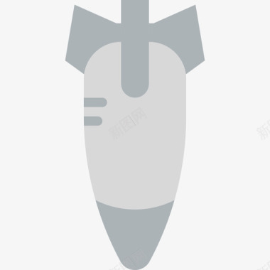 炸弹军徽扁平图标图标