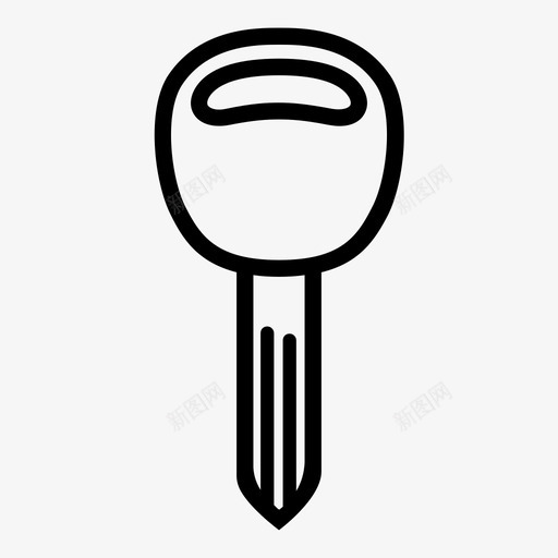 汽车钥匙点火钥匙汽车配件图标svg_新图网 https://ixintu.com 汽车配件 汽车钥匙 点火钥匙
