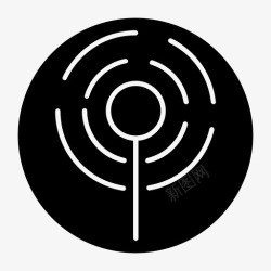 平面设计动车无线wifiwifi信号通信连接图标高清图片