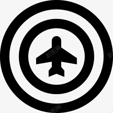 航班旅行集3直线图标图标