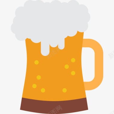 啤酒假日元素淡啤酒图标图标