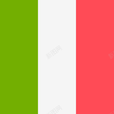 意大利国际旗帜4广场图标图标