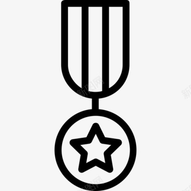 勋章军衔直系图标图标