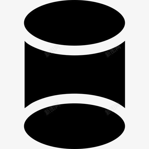 圆柱数学符号5填充图标svg_新图网 https://ixintu.com 圆柱 填充 数学符号5