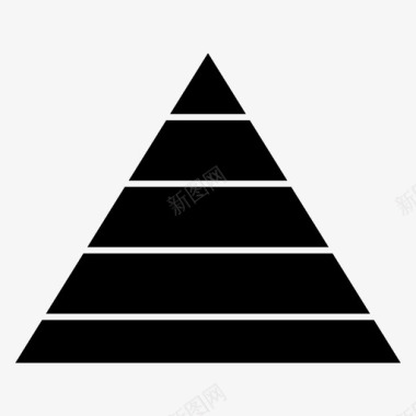 金字塔数据金字塔图图标图标