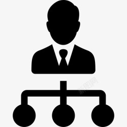 稳固结构层级结构商务人员2稳固图标高清图片