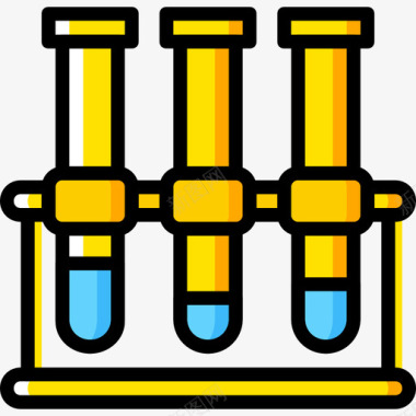 试管科学9黄色图标图标