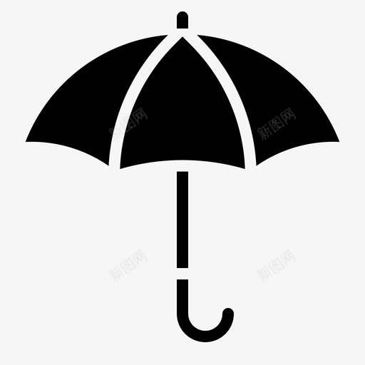 雨伞保护下雨图标svg_新图网 https://ixintu.com 下雨 保护 天气 天气稳定 雨伞