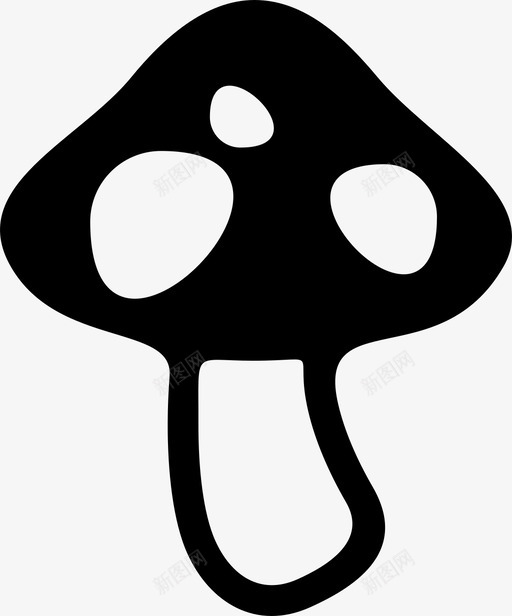 蘑菇食品新鲜图标svg_新图网 https://ixintu.com 新鲜 毒蕈 细菌 蘑菇 食品 马里奥