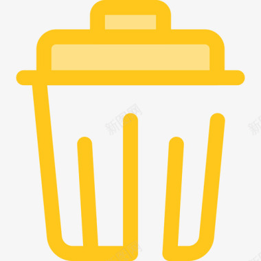 垃圾创业和新业务5黄色图标图标