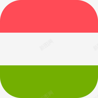 匈牙利国际国旗3圆形方形图标图标