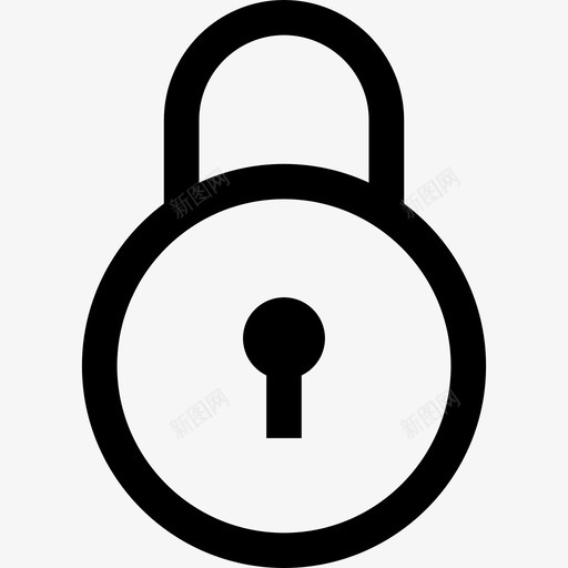 锁定用户集合线性图标svg_新图网 https://ixintu.com 用户集合 线性 锁定