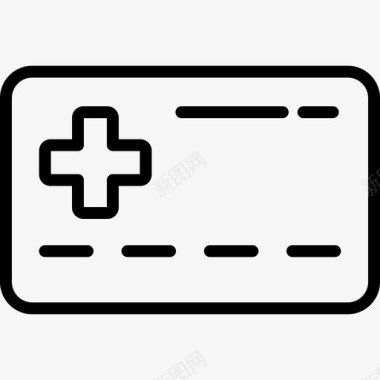 医疗保险门禁卡身份证图标图标