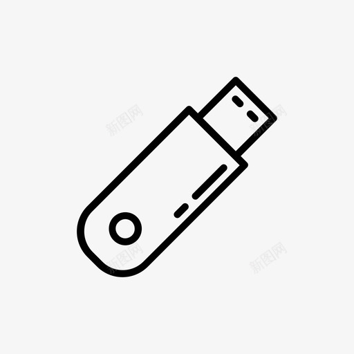 闪盘电脑usb图标svg_新图网 https://ixintu.com usb 电脑 电脑组件 闪盘