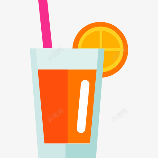 橙汁食品水果和蔬菜汁图标svg_新图网 https://ixintu.com 橙汁 水果和蔬菜汁 食品