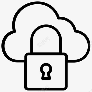 云锁私有数据受保护数据图标图标