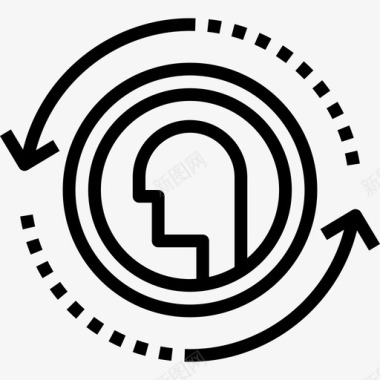 硬币足球2直线图标图标