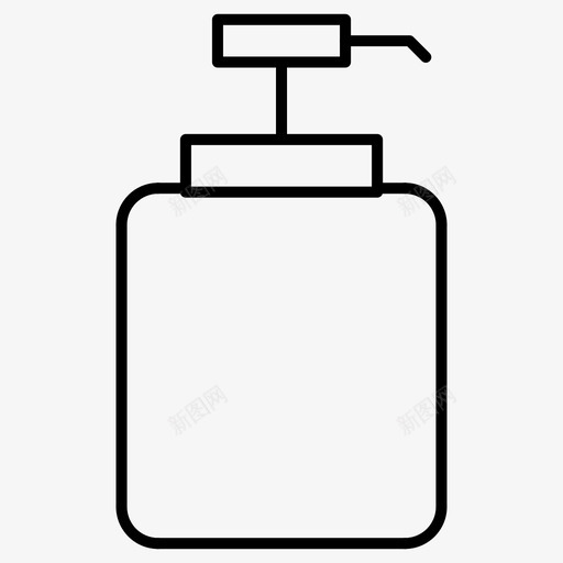 洗手液卫生餐厅图标svg_新图网 https://ixintu.com 卫生 洗手池 洗手液 餐厅