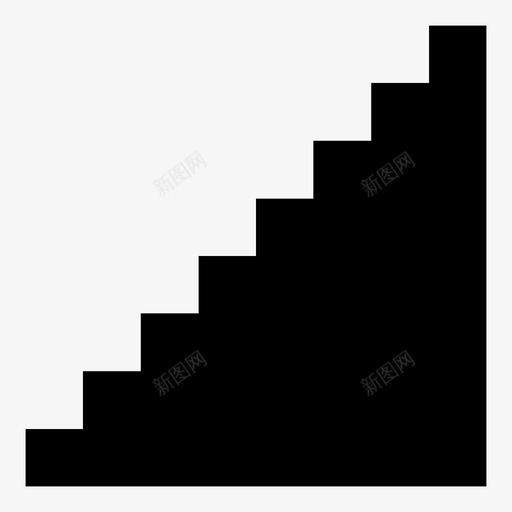 楼梯爬下图标svg_新图网 https://ixintu.com 上 下 台阶 楼梯 爬