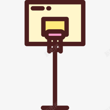 篮球操场2线颜色图标图标