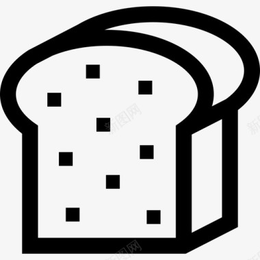 面包食物21直系图标图标