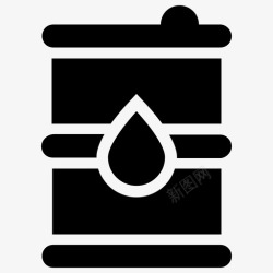 化工桶油桶原油燃料桶图标高清图片