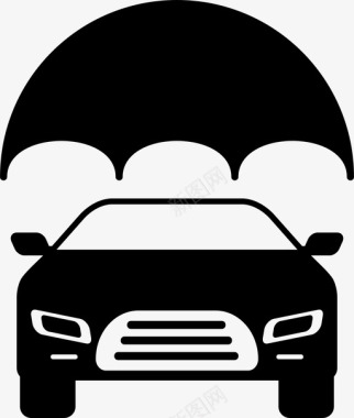 保险保证汽车保险图标图标