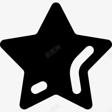 明星最爱五角星图标图标