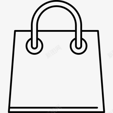 购物袋电子商务7128px线图标图标